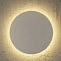 Плоские светильники для подсветки стен в форме круга, диска