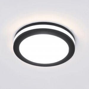 Встраиваемые светильники круглой формы со светодиодной подсветкой