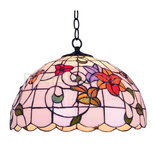 Подвесная люстра мозаика цветы A1230SP-2BG LILY Arte Lamp