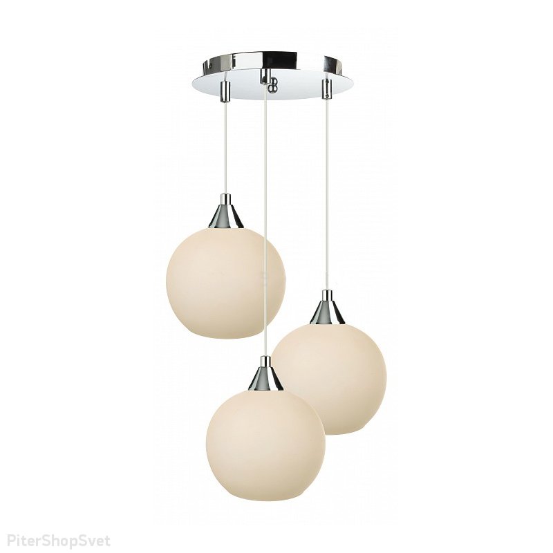 Подвесной светильник «СУПРИМ» PND.101.03.01.CH+S.02.BG(3)