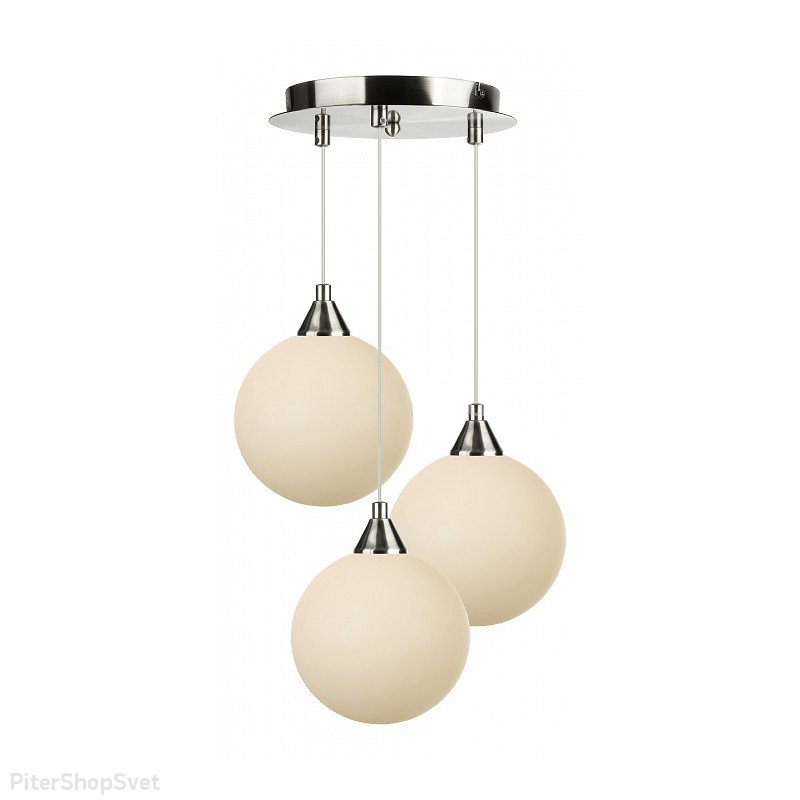 Подвесной светильник «СУПРИМ» PND.101.03.01.NI+S.01.BG(3)