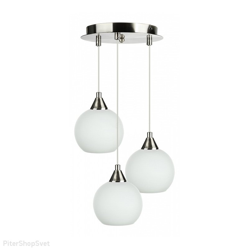 Группа из трёх подвесов «СУПРИМ» PND.101.03.01.NI+S.02.WH(3)