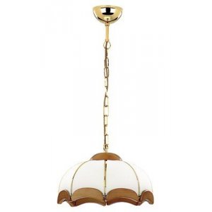 Подвесной светильник с деревянными вставками 766 Sikorka