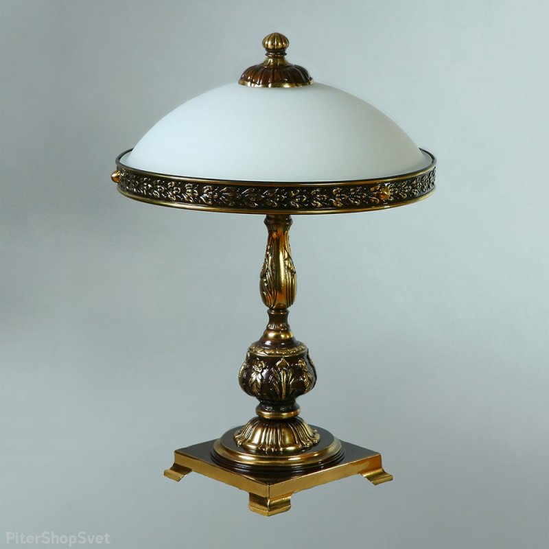 Настольная лампа цвет матовая бронза «Toledo» 02155T/3 PB