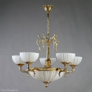 Подвесная люстра с белой патиной «Valencia»