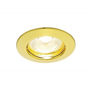 Встраиваемый светильник золотого цвета «Organic Spot»