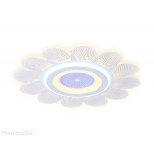 Светодиодная потолочная люстра цветок 105Вт с пультом «Original»