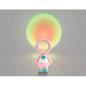 RGB атмосферная светодиодная настольная лампа девочка с сенсорным выключателем