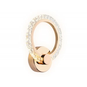 Бра кольцо золотого цвета 12Вт 3000-6400К «Original»