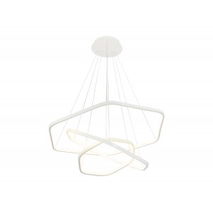Белая подвесная люстра шестиугольники 84Вт 4200К «Line Comfort»