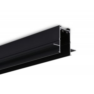 3м чёрный шинопровод встраиваемый под ГКЛ 12,5мм «Magnetic 220V»