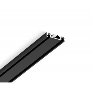 1м чёрный тонкий магнитный шинопровод «Magnetic Ultra Slim»