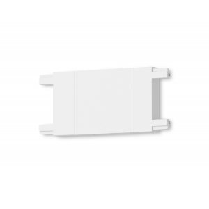 Белый прямой соединитель тонкого магнитного шинопровода «Magnetic Ultra Slim»