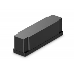 Чёрный короб для проводов в накладной шинопровод «Magnetic Ultra Slim»