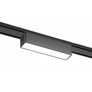 5ВТ чёрный магнитный линейный трековый светильник 4200К «Magnetic Ultra Slim»