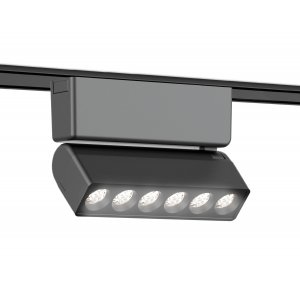 6Вт чёрный магнитный трековый светильник 4200К для тонкого шинопровода «Magnetic Ultra Slim»
