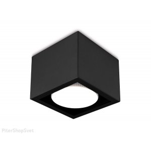 Чёрный накладной прямоугольный светильник «Techno Spot»