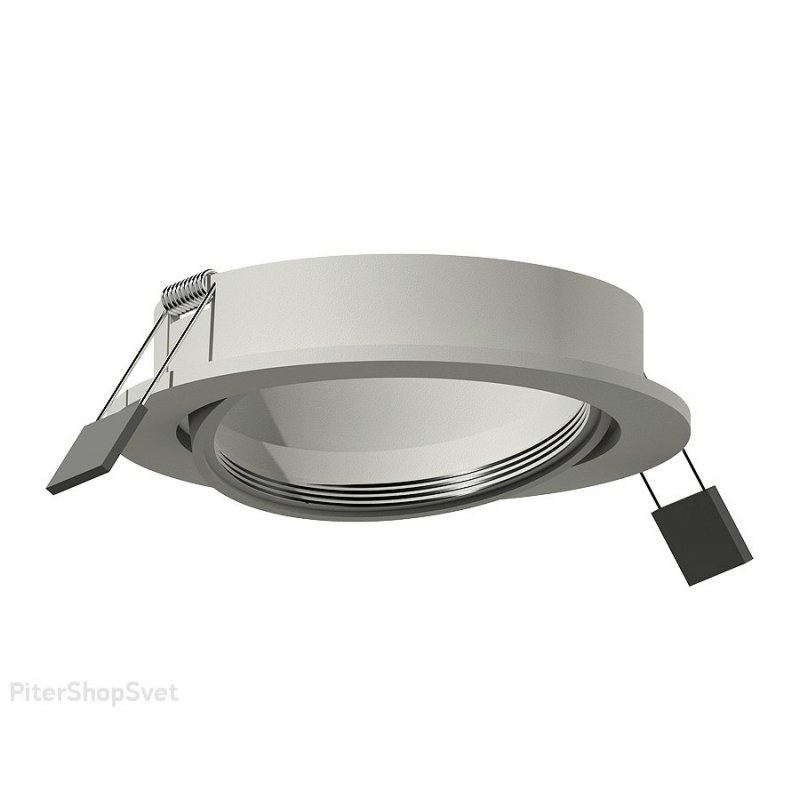 Корпус светильника встраиваемый поворотный серого цвета «DIY Spot» C7653