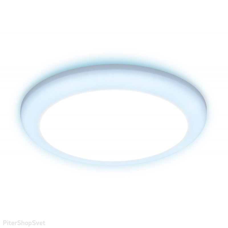 Встраиваемый светильник с регулируемым монтажным диаметром 24+6Вт 6400+4200К «Downlight» DCR313