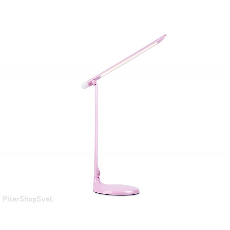 Розовая настольная лампа 8Вт 3000-6400К «Desk» DE551