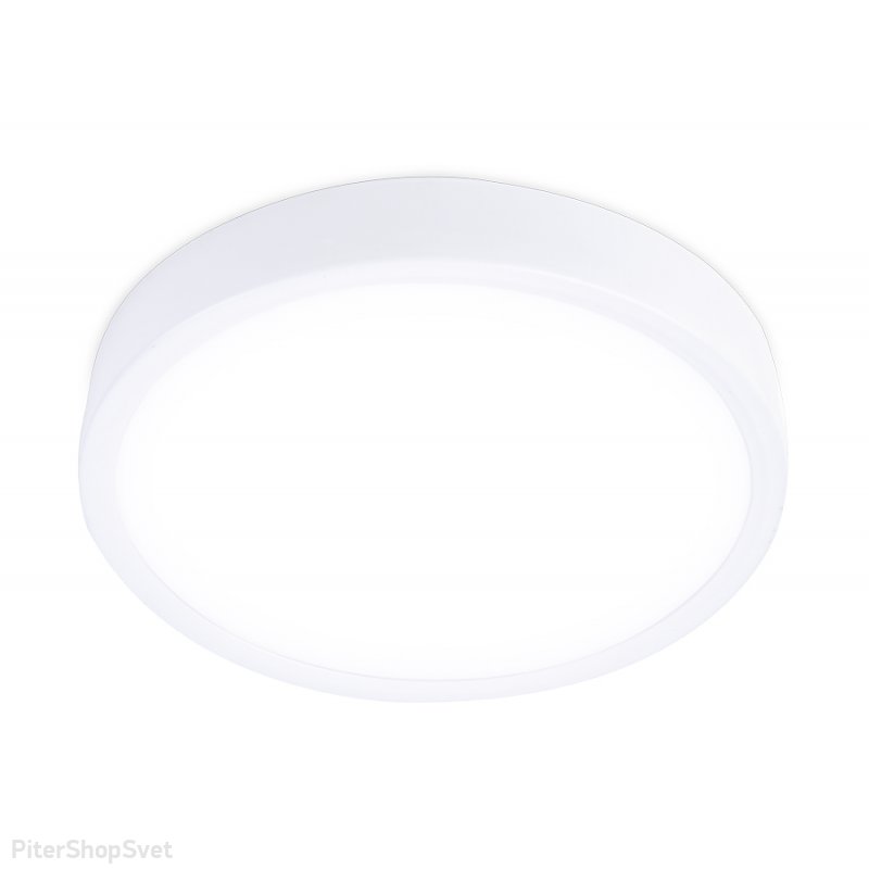 Плоский накладной потолочный светильник белого цвета 24Вт 4200К «Led Downlight» DLR366