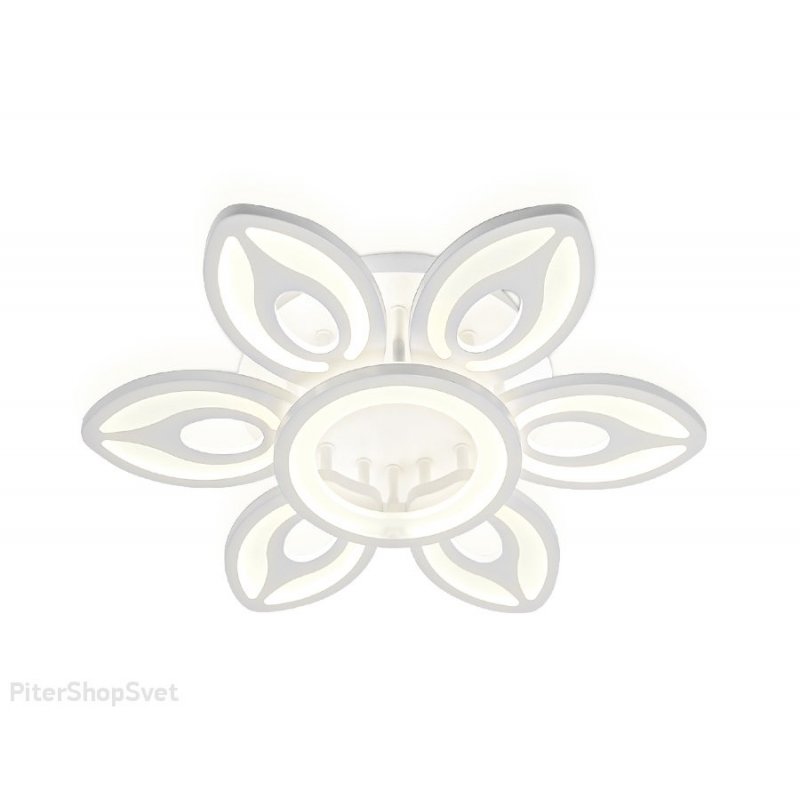 Светодиодная потолочная люстра цветок 97Вт с пультом «Acrylica Original» FA462