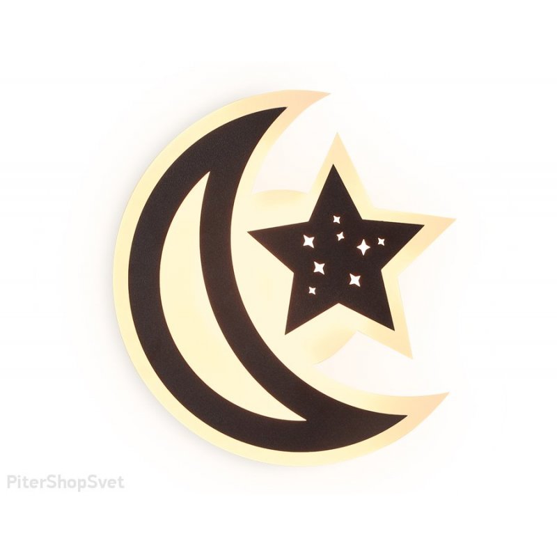 Настенный светильник месяц и звезда «Wall» FW114