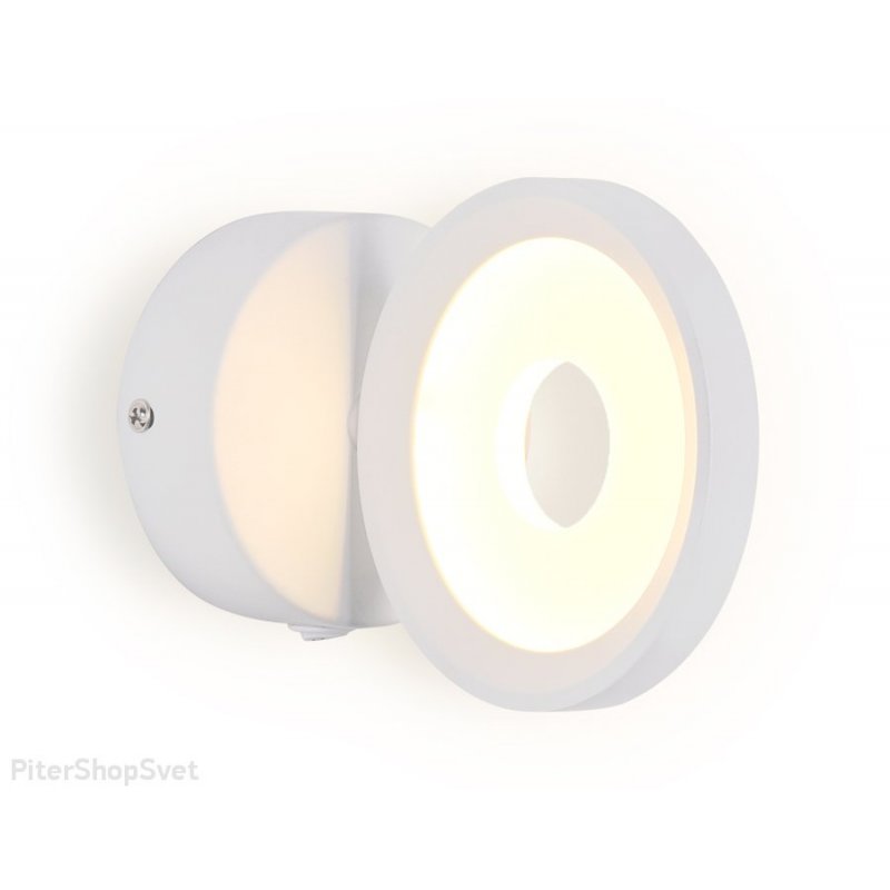 Настенный светильник кольцо с выключателем 7Вт 3000К «Sota» FW198