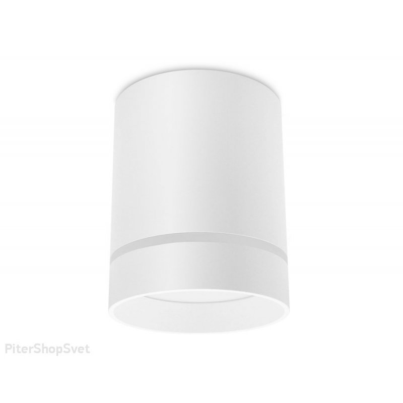Белый накладной потолочный светильник цилиндр 9Вт 4200К «Techno Spot» TN280