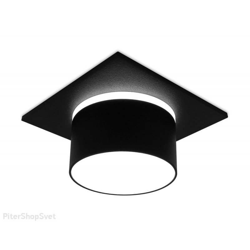 Чёрный встраиваемый светильник «Techno Spot» TN326