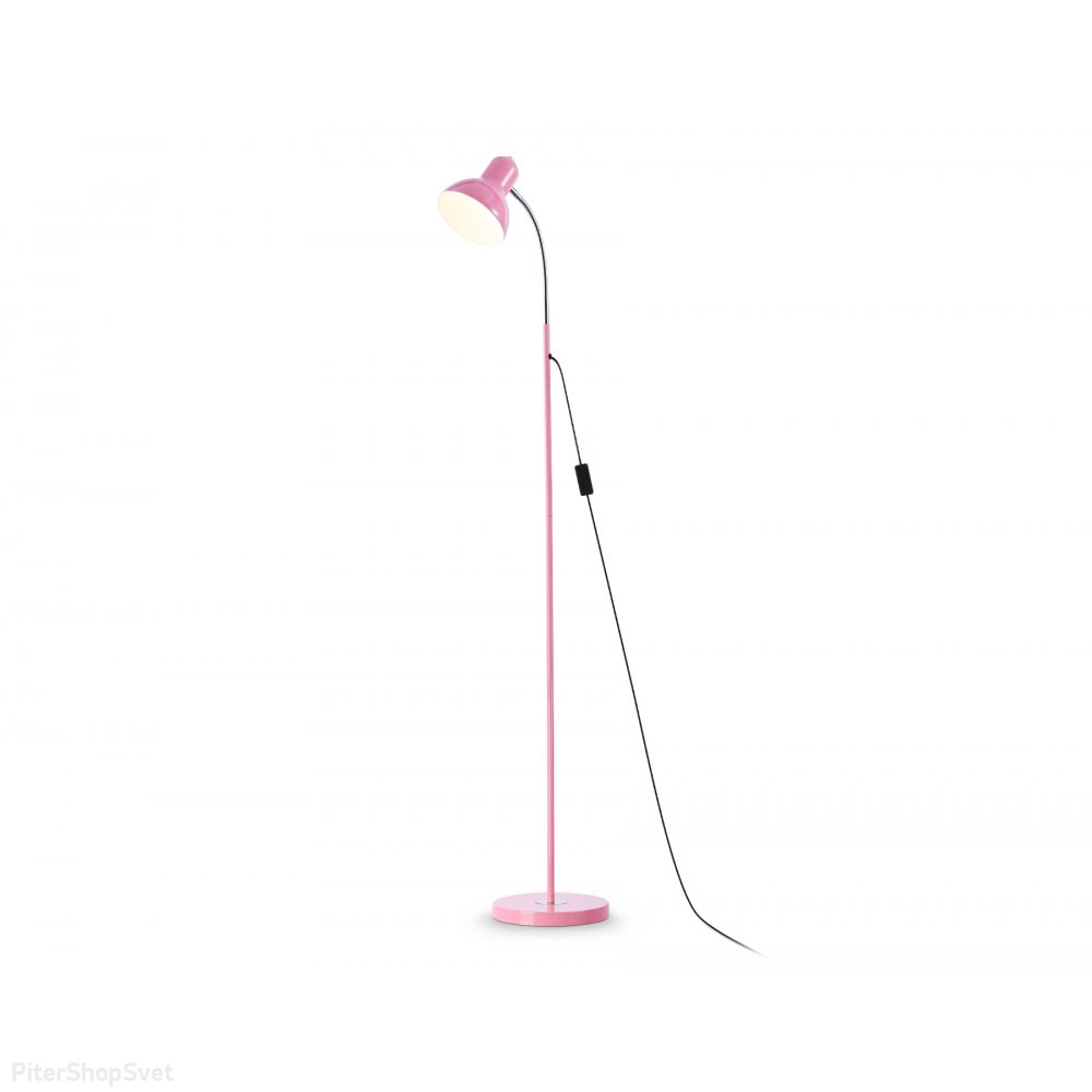 Розовый напольный светильник торшер с гибкой ножкой TR97664