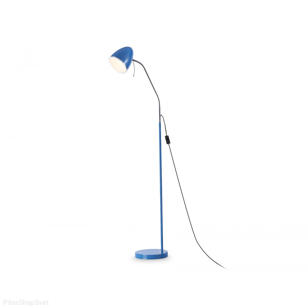 Синий гибкий напольный светильник торшер TR97691