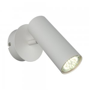Белый поворотный настенный светильник спот с выключателем 4,5Вт 4000К «Rein»