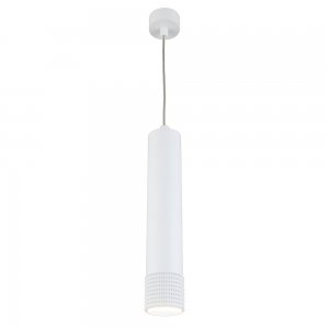 Белый подвесной светильник цилиндр 10Вт 4000К «Juta»