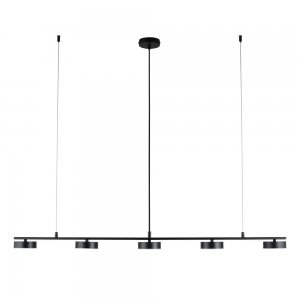 Чёрный длинный подвесной светильник 35Вт 3000К «Usia»
