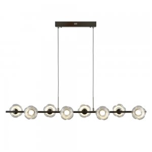 Длинная подвесная люстра 120см 56Вт 3500К «Klarissa»