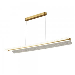 Длинная подвесная люстра 120см 55Вт 3500К «Lutka»