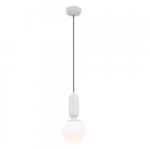 Белый подвесной светильник шар Ø20см «Aniela»