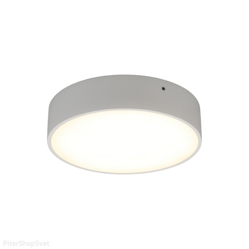 Белый накладной потолочный светильник 18Вт 3000К «Evon» APL.0113.09.18