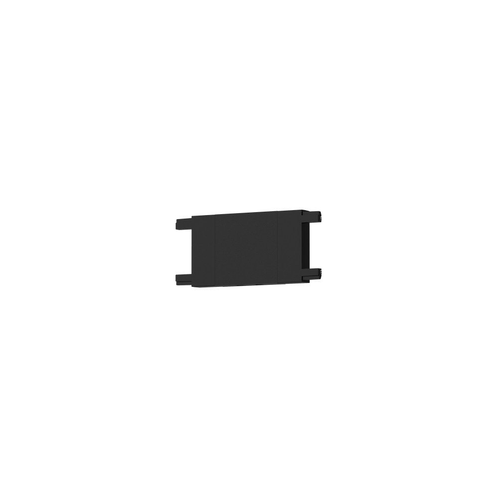 Чёрный прямой соединитель плоского магнитного шинопровода «Magnetic track 48» APL.0181.00.03