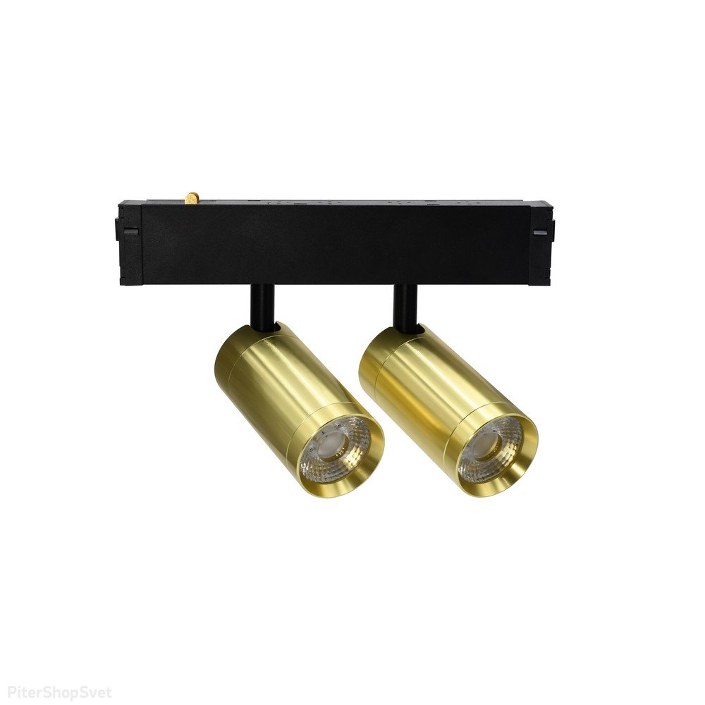 Двойной трековый светильник спот 18Вт 2700K-6000K «Magnetic track 220» APL.0205.10.18