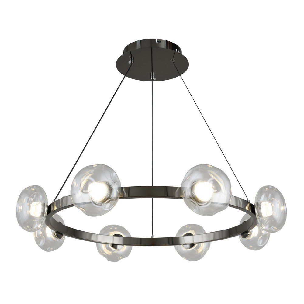 Подвесная люстра кольцо с плафонами 72см 56Вт 3500К «Klarissa» APL.072.23.08