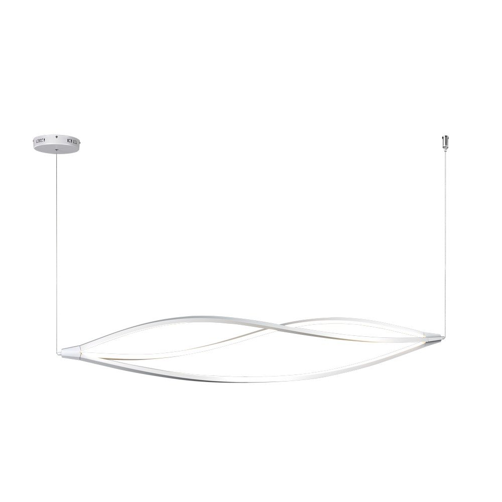 Белый длинный подвесной светильник «Manon» APL.783.03.45