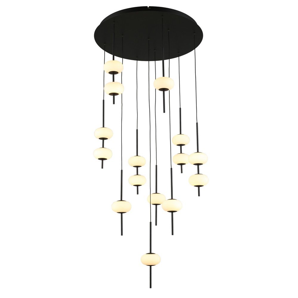 Светильник с подвесами на круглом основании 45Вт 3000К «Celcia» APL.863.03.45