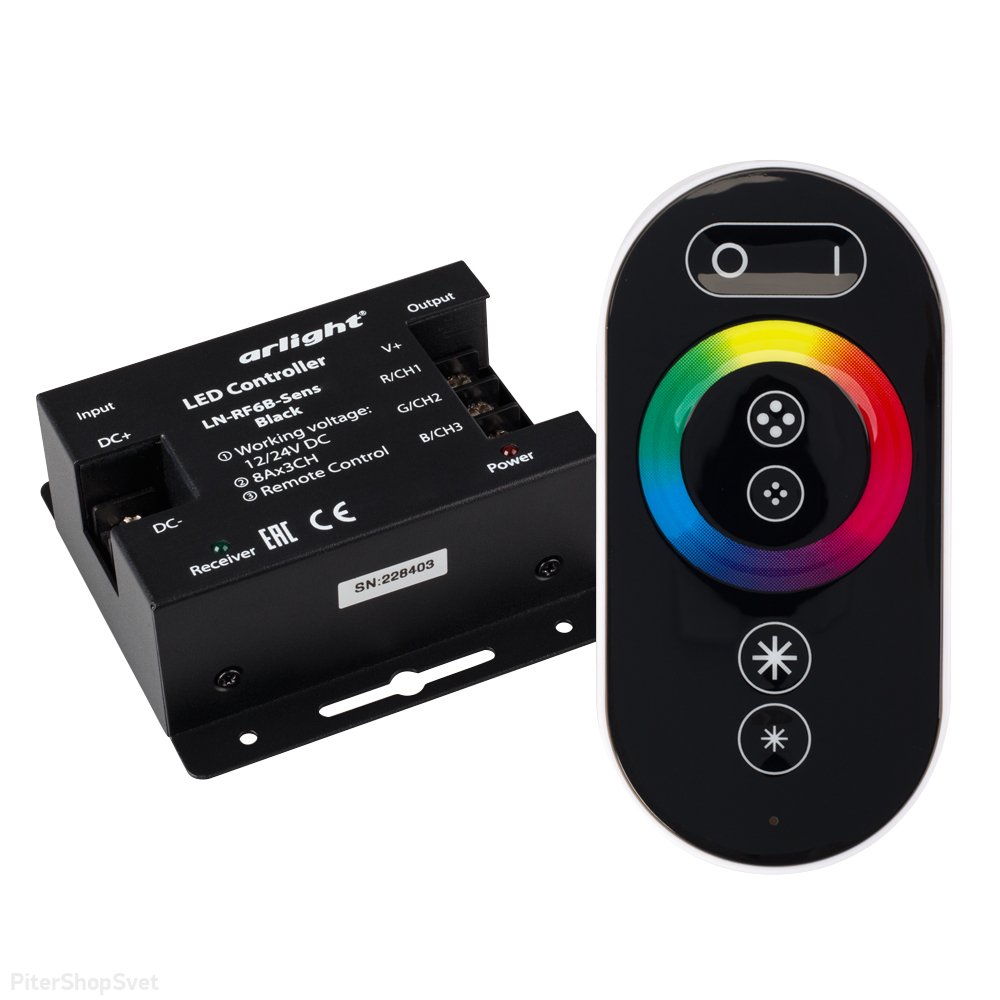 RGB контроллер «LN-RF6B-Sens» 023375