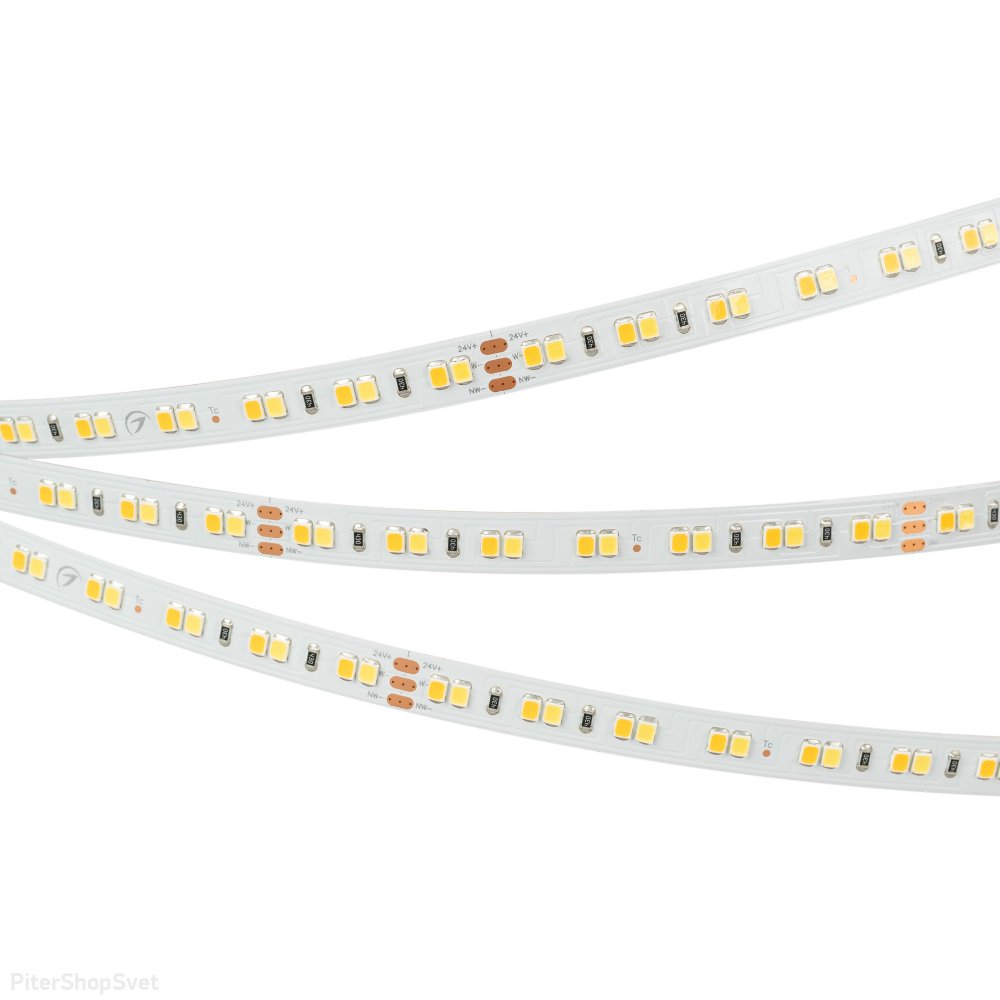 5м Светодиодная лента с изменяемым тоном 24В 19.2Вт/м MIX «RT-A140-10mm 24V White-MIX» 024508(2)