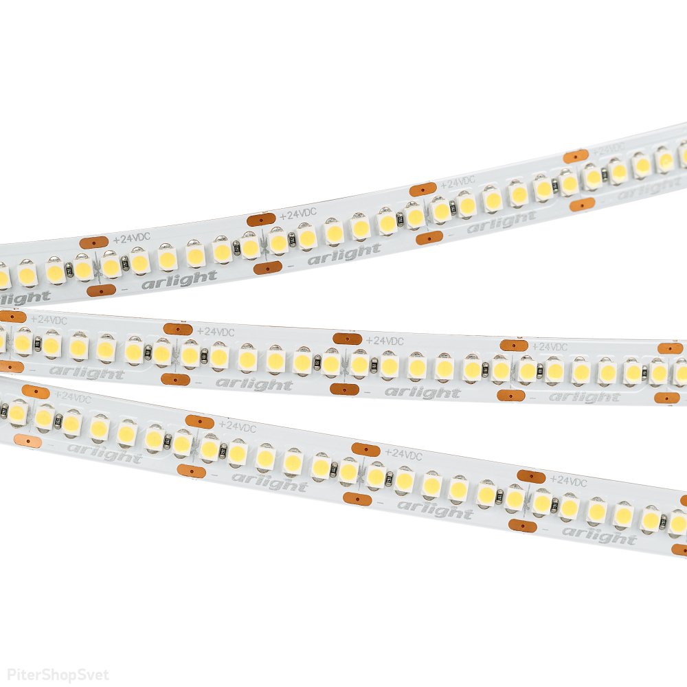 5м Светодиодная лента 24В 19.2Вт/м Тёплый 2400K «RT-A240-10mm 24V Warm2400» 028622(2)