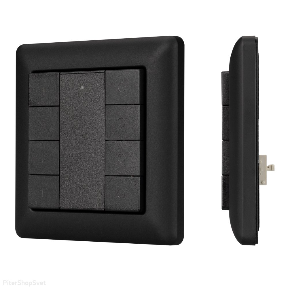 Встраиваемая кнопочная пластиковая панель «INTELLIGENT DALI-223-4G-DIM-IN-BLACK» 029245