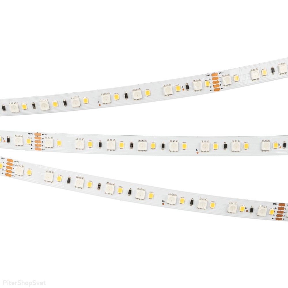 40м Мультицветная светодиодная лента 48В 15Вт/м RGBW «IC-BA108-12mm 48V RGBW-Warm» 029990(2)