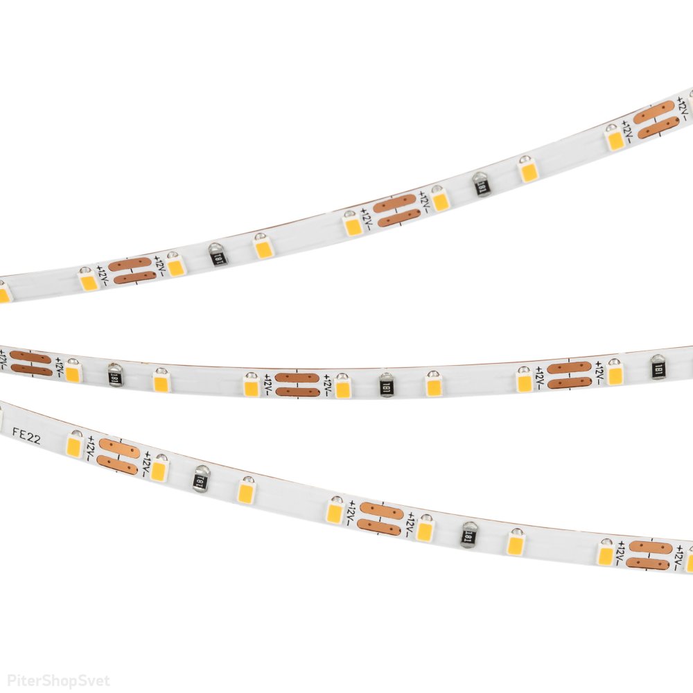 3м Светодиодная лента с узкой платой 12В 8.3Вт/м Тёплый 3000K «MICROLED-M120-3.5mm 12V Warm3000» 033119